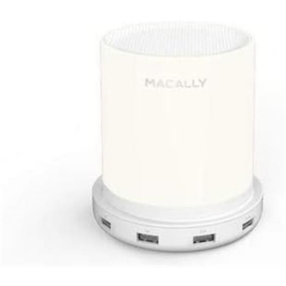 Small Bedside Lamp with USB Port - Smart Touch Lamp with USB Charging Ports